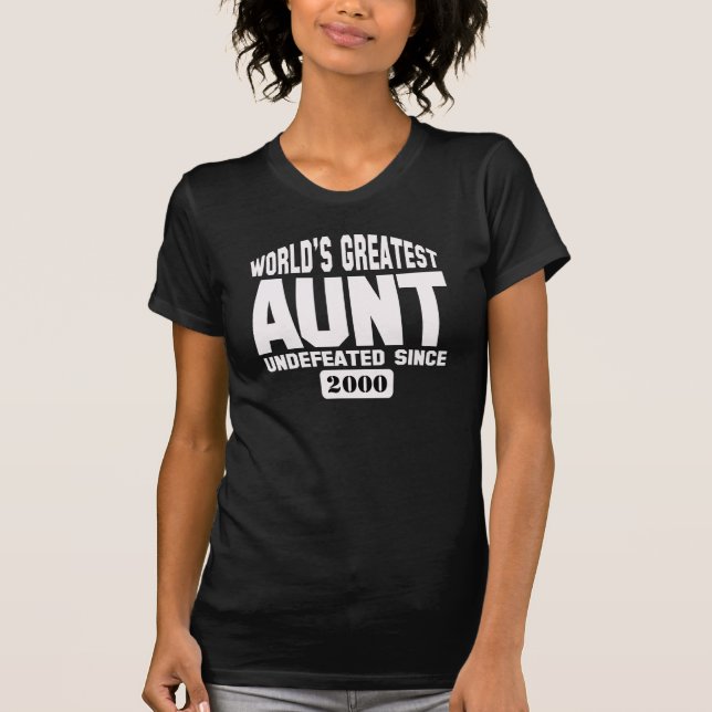 T-shirt Plus grande tante personnalisable (Devant)