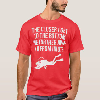 T-shirt Plus Je Me Rapproche Vers Le Bas, Plus Loin Ix