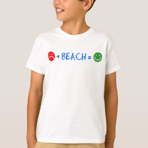 T-shirt Plus Plage Égale Heureux