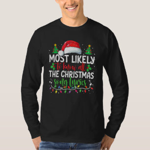 T-shirt Plus susceptible de connaître tous les chants de N