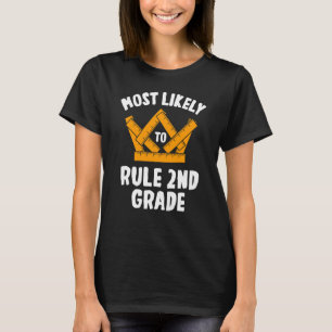 T-shirt Plus susceptible de diriger un élève de 2e année