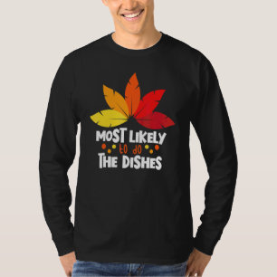T-shirt Plus Susceptible De Faire La Vaisselle Corresponda