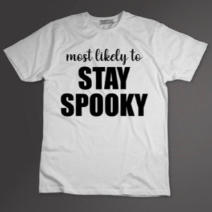 T-shirt Plus susceptible de rester drôle et effrayant Hall
