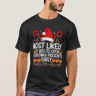 T-shirt Plus susceptible de supplier d'ouvrir les cadeaux 
