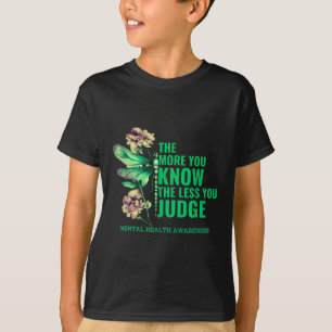 T-shirt Plus Vous Connaissez Moins De Papillon Carbone Men