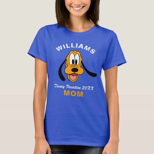 T-shirt Pluto classique | Vacances en famille et année (Devant)