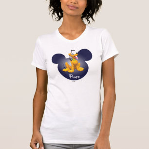 T-shirt Pluto   Icône de tête de Mickey