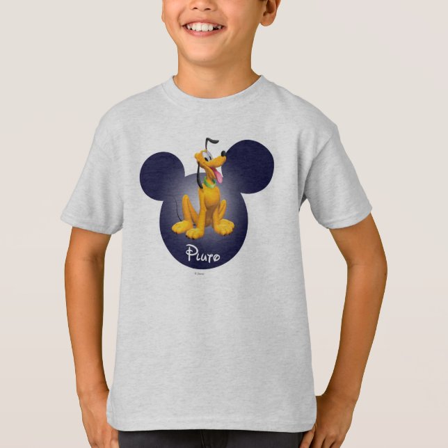 T-shirt Pluto| Icône Mickey Head (Devant)