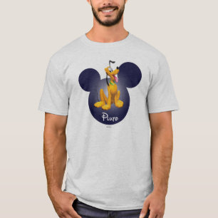 T-shirt Pluto   Mickey Head Icon