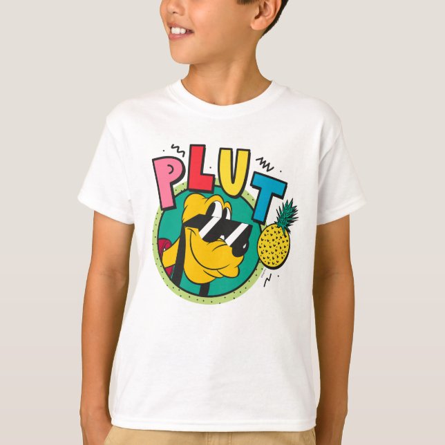 T-shirt Pluto Retro Cool Summer Vibes (Devant)