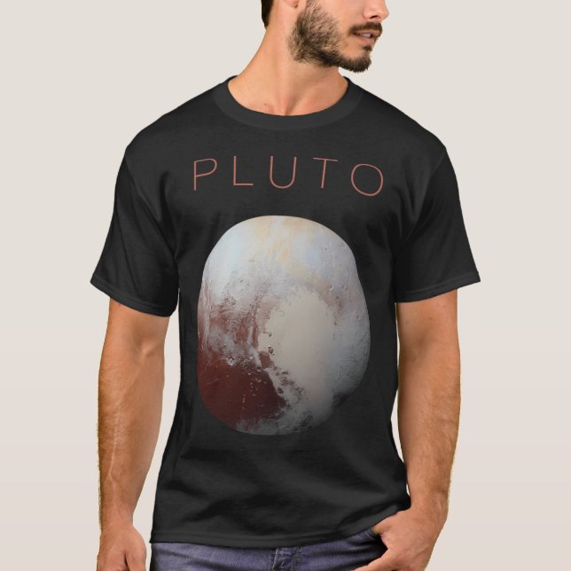 T-shirt Pluto - Une Des Dernières Planètes Le Système Sola (Devant)