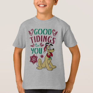 T-shirt Pluto vintage Bonnes Tidings pour vous