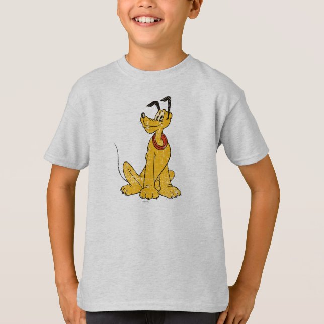 T-shirt Pluto | Vintage et dévêtu (Devant)
