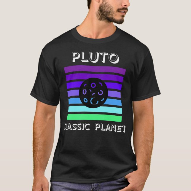T-shirt Pluton classique planète (Devant)