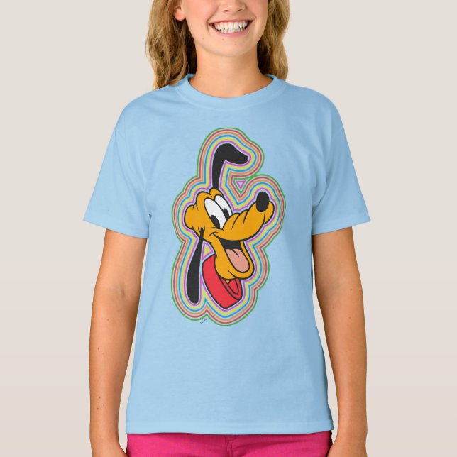 T-shirt Pluton Rétro Radiant Pop Art (Devant)