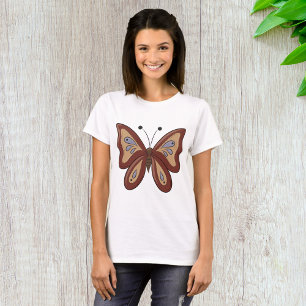 T-shirt Plutôt Brown Butterly