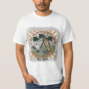T-shirt Plutôt Jouer Au Golf