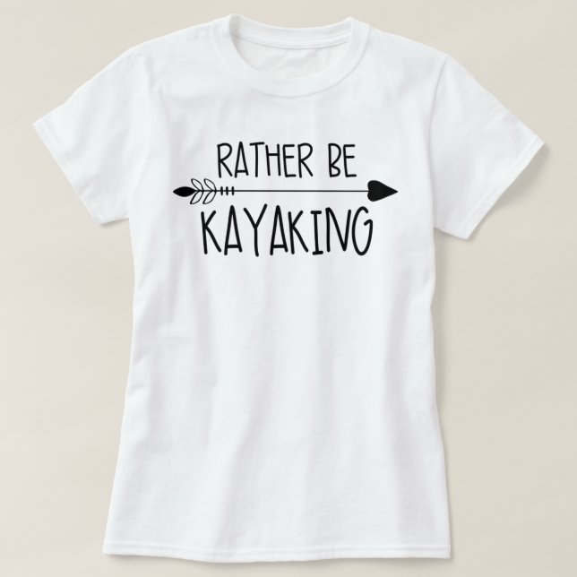T-shirt Plutôt Kayak (Design devant)