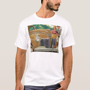 T-shirt Plymouth 1941 d'or GIGANTESQUE de maman et de papa