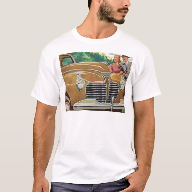 T-shirt Plymouth 1941 d'or GIGANTESQUE de maman et de papa (Devant)