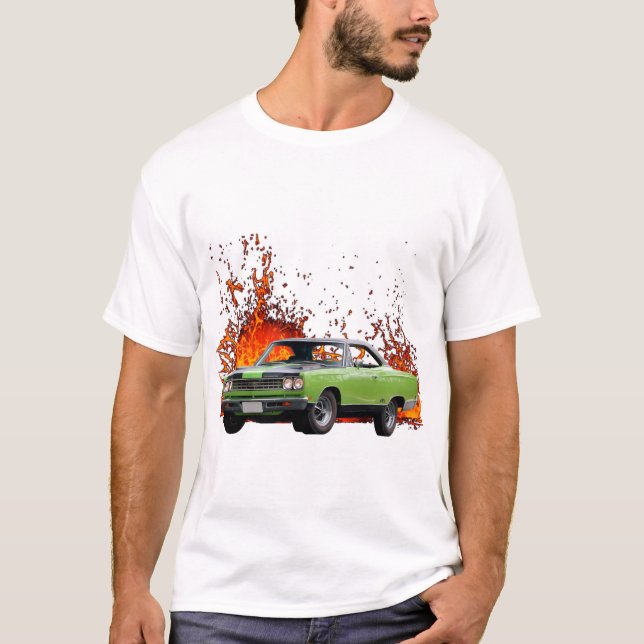 T-shirt Plymouth GTX 1969 (Devant)