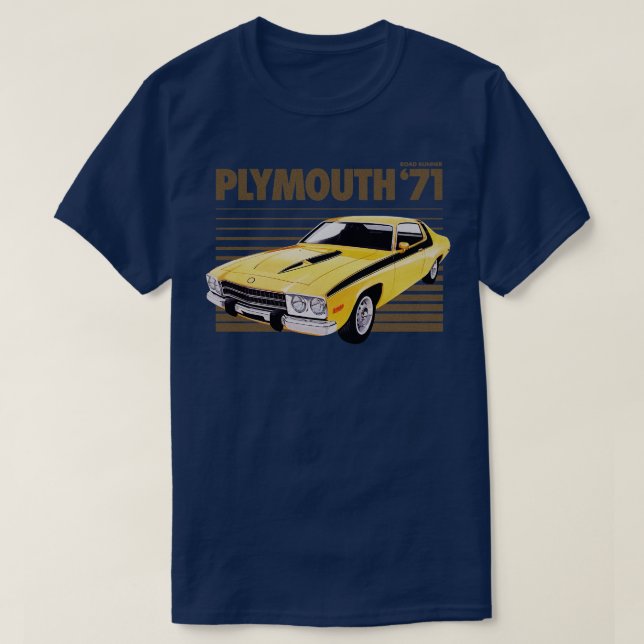 T-SHIRT PLYMOUTH ROAD RUNNER (Design devant)