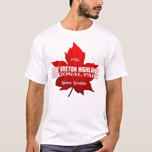 T-shirt PN des Hautes-Terres-du-Cap-Breton (feuille d'érab (Devant)