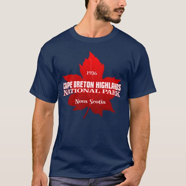 T-shirt PN des Hautes-Terres-du-Cap-Breton (feuille d'érab (Devant)