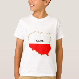 T-shirt Png polonais de carte