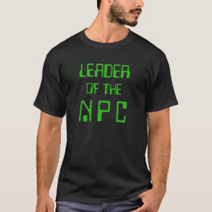 T-shirt PNJ Leader Gaming en ligne Personnage non-joueur c