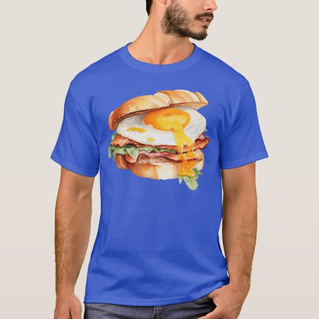 T-shirt Poached Egg and Bacon Sandwich friends (Devant)