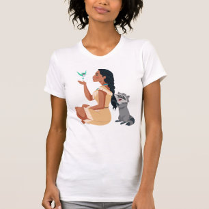 T-shirt Pocahontas et Pals Amitié forestière