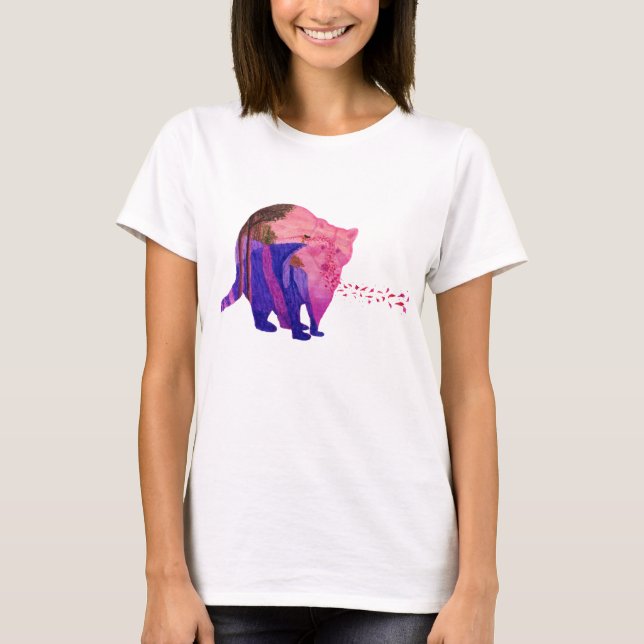 T-shirt pocahontas,meeko,raccoon,animation+film,couleurs+d (Devant)