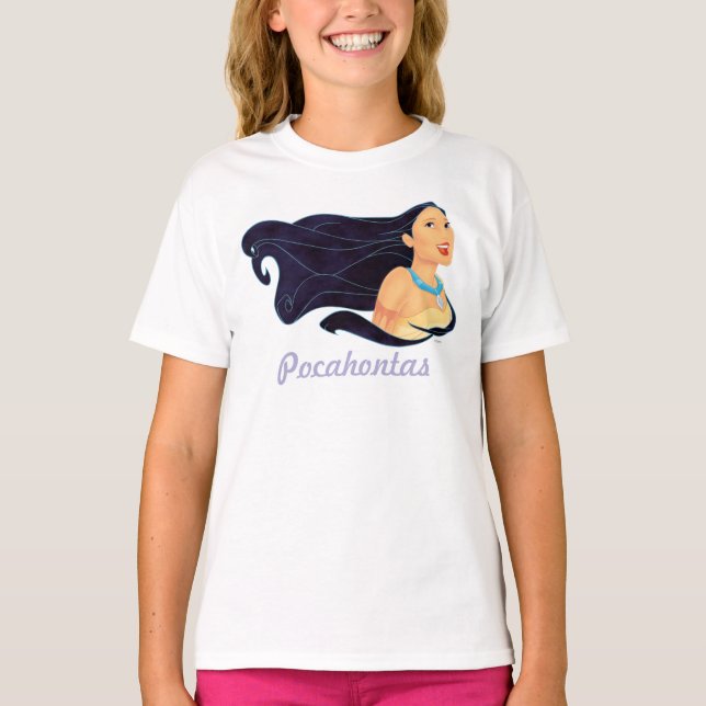 T-shirt Pocahontas souriant (Devant)