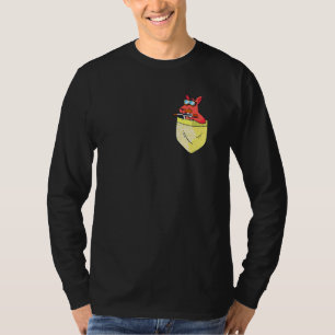 T-shirt Poche du sein drôle Kangaroo Paintball