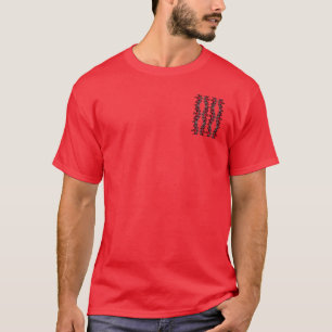 T-shirt Poche-Pièce en t de motif