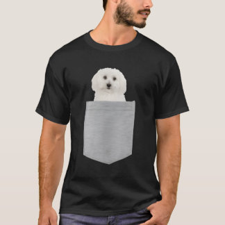 T-shirt Poches De Bichon Dans Votre Poche