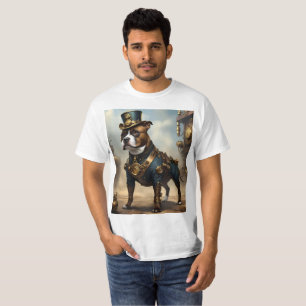 T-shirt Poches mécaniques : Steampunk Staffordshire Terrie