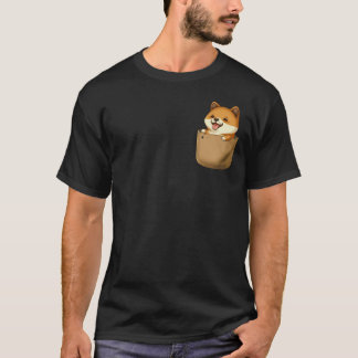 T-shirt Poches - Shiba Inu Edition
