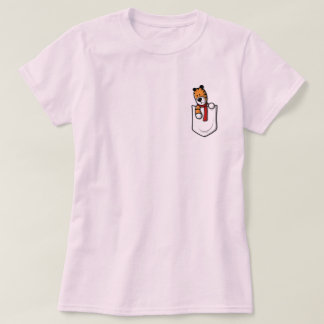 T-shirt pochette design mignonne pal en rose