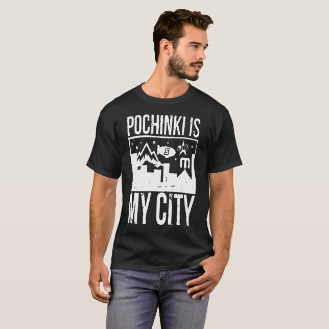 T-shirt Pochinki est ma ville (Devant entier)