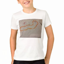 Pochoir acrylique orange lumineux à travers le