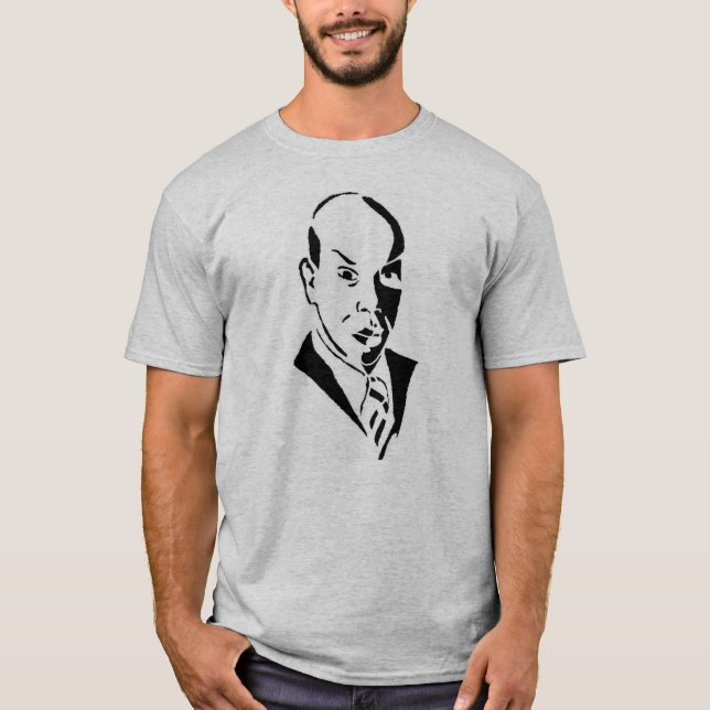 T-shirt pochoir de blackman (Devant)