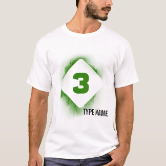 T-shirt Pochoir foncé d'Éden - 3