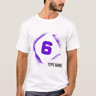 T-shirt Pochoir foncé d'Éden - 6