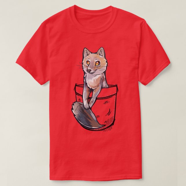 T-shirt Pocket Cut Swift Fox (Design devant)