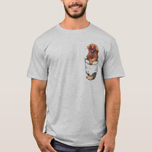 T-shirt Pocket Cute Leonberger