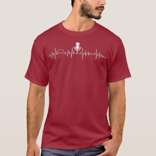 T-shirt Podcast formidable Heartbeat Podcaster Heart Beat