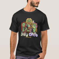 T-shirt Podcast seulement Orcs - Noir