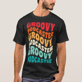 T-shirt Podcaster Vintage Retro 60s les années 70 80s Vibe